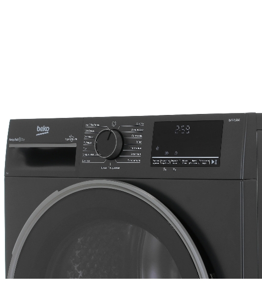 Сушильная машина Beko B3T47239A антрацит, 7 кг, сушка - тепловой насос, программ - 15, 59.7 x 84.6 x 54.3 см