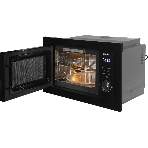 Встраиваемая микроволновая печь Domfy DM2540BW BG черный, 25 л, 900 Вт, переключатели - поворотный механизм/кнопки, фото4