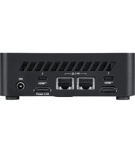 Мини ПК MSI Cubi NUC AI 1UMG-043XRU Core Ultra 5 125H (1.2) 16Gb SSD 512Gb Graphics CR без ОС 2xGbitEth WiFi BT 120W черный (9S6-B20911-043)