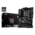 Материнская плата MSI B550-A PRO, AM4, AMD B550, 4xDDR4, 6xSATA, 2xM.2, 1xPCI-E 4.0 x16, 1xPCI-E 3.0 x16, 2xPCI-E x1, 1xHDMI, 1xDP, 1x 1Gb LAN, 4xUSB-A 2.0, 2xUSB-A 3.2 Gen 1, 1xUSB-A 3.2 Gen 2, 1xUSB-C 3.2 Gen 2, 6x3.5 мм, 7.1, ATX, фото 1