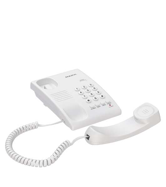 Проводной телефон MAXVI CS-02 white