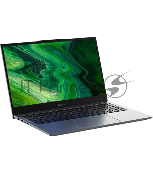 Ноутбук Digma Pro Fortis M Core i7 1255U 32Gb SSD512Gb Intel Iris Xe graphics 15.6' IPS FHD (1920x1080) Windows 11 Pro grey WiFi BT Cam 4250mAh (DN15P7-BDXW01)