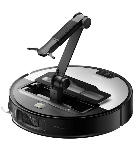 Робот-пылесос Roborock Saros Z70 серебристый/черный, 6400 мAч Li-Ion, уборка влажная/сухая, пылесборник контейнер 0.18 л