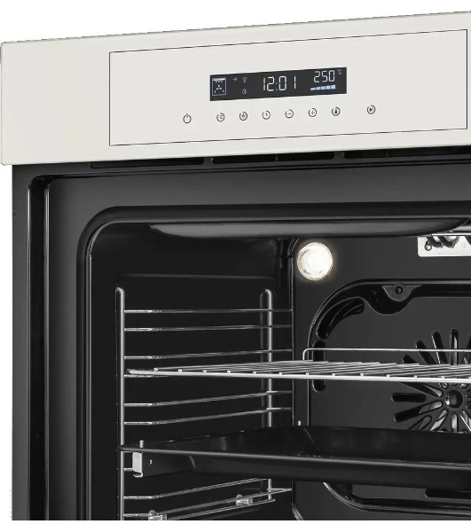 Шкаф духовой электрический Maunfeld AEOD60103BG, 60л, дверца с 3 стеклами, бежевый