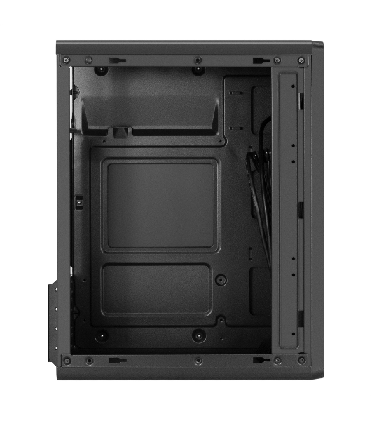 Корпус ExeGate BAA-503U2-AA500, Mini-Tower, чёрный, 1 x 80/90 мм, БП 500 Вт