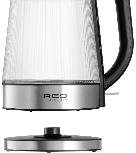 Чайник электрический Red Solution G121 1.8 л, 2200 Вт, черный/серебристый