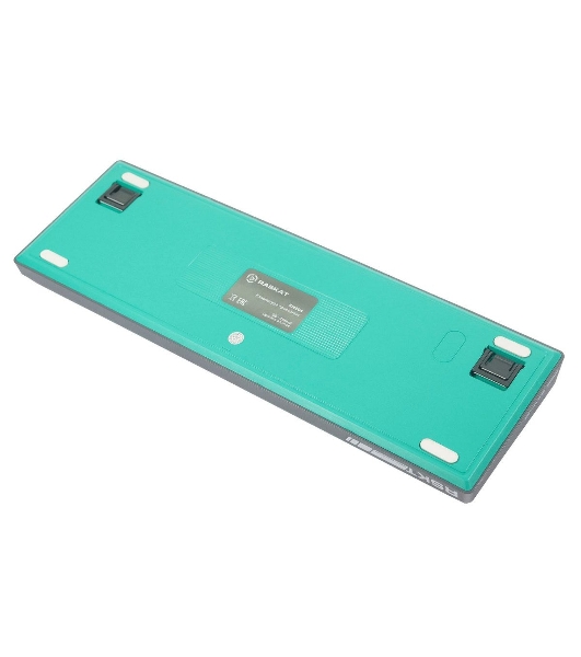 Клавиатура Raskat KM004 проводная, USB Type-A, зелёный/серый