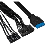 Компьютерный корпус Miditower ExeGate XP-333U-UNS350 (ATX, БП UNS350 с вент. 12см, 1хUSB/2хUSB 3.0, аудио, черный), фото2