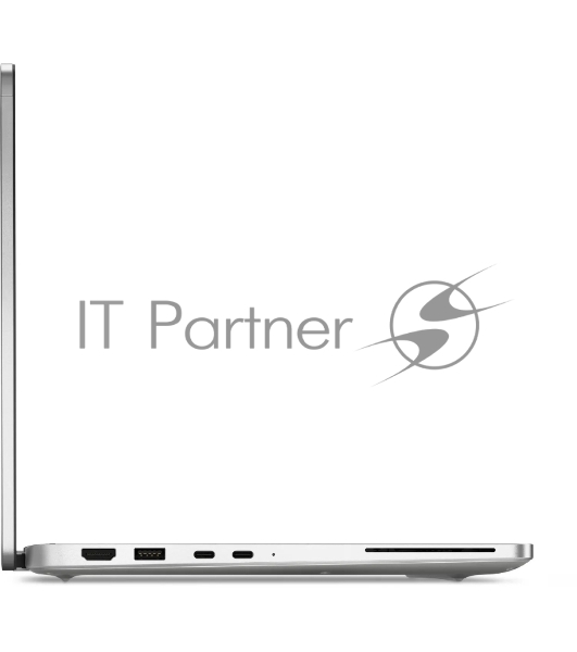 Ноутбук Dell Pro 13 Plus Core Ultra 7 268V 13,3' FullHD+300nit AG,300 nit,32GB LPDDR5,2TB SSD,Intel Arc graphics,3 cell 55 Wh,Backlit,FPR,Thunderbolt,W11Pro/English,1,23kg,2y,KB Eng,Aluminum/Platin Silver