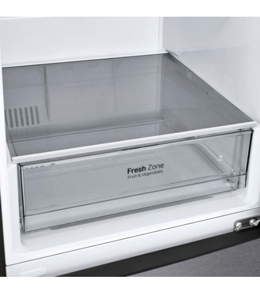 Холодильник LG GA-B509CLSL графитовый двухкамерный 277/107л морозилка снизу, No Frost