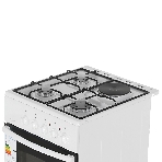 Плита комбинированная Flama RK 23-105 W белый, конфорок 4 шт, духовка 50 л, 50 см x 85 см x 60 см, фото8