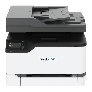 МФУ лазерное Sindoh C300, A4, цветной, печ. 24 стр/мин., скан. до 20 стр/мин (цвет.) 45 стр/мин (ч/б), 2400 x 600 dpi, USB, Ethernet, Wi-Fi