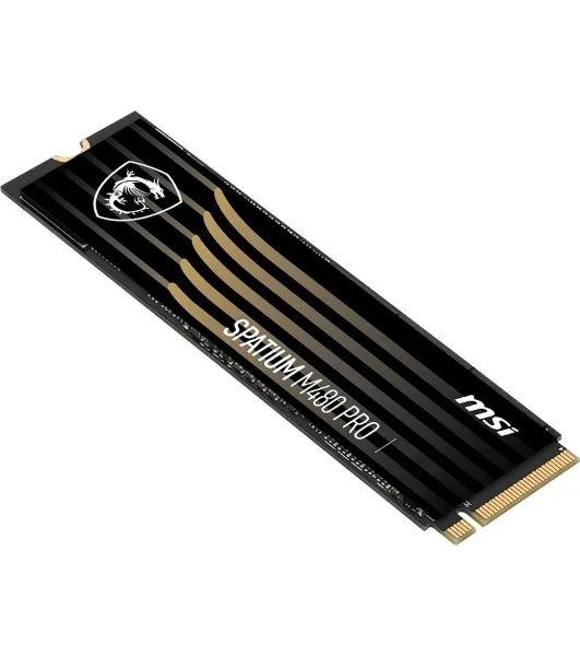 Накопитель SSD MSI SPATIUM M480 PRO, 2Tb, M.2 2280, PCIe 4.0 x4, NVMe, R/W 7400/7000