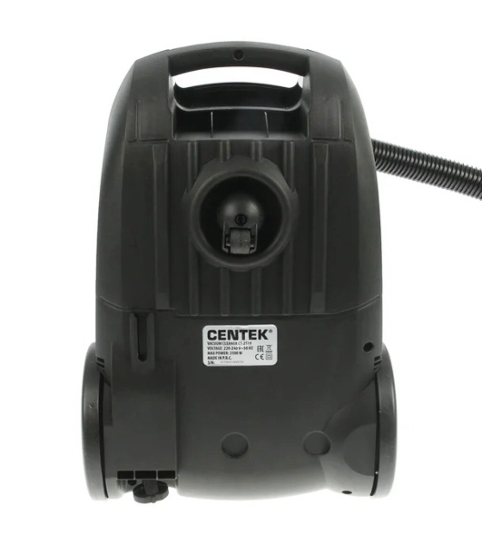 Пылесос Centek CT-2519 черный/хром, 500/2500 Вт, уборка сухая, пылесборник мешок 4 л
