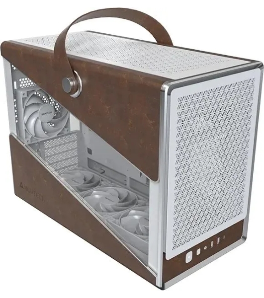 Компьютерный корпус Montech Heritage PRO (W) белый без БП mATX 5x120мм 2x140мм 2xUSB3.0 audio bott PSU