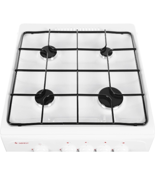 Плита газовая Gefest ПГ 3200-08 К35 белый, конфорок 4 шт, духовка 42 л, 50 см x 85 см x 53 см
