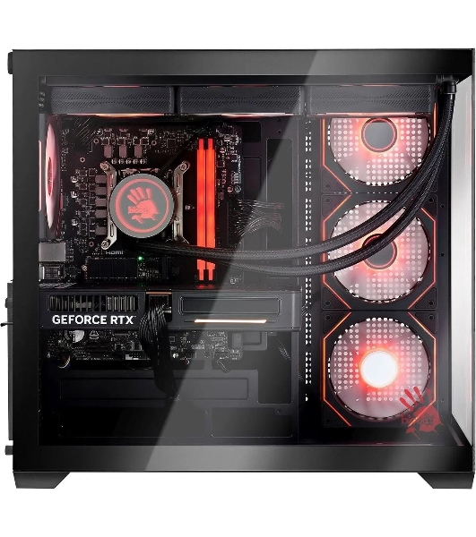 Компьютер Bloody BD-PC RAB84V2 TWR Ryzen 7 7700 (3.8) 32Gb SSD 1Tb RTX 5060TI 8Gb Win 11H 64 2.5xGbitEth 650W черный (RUS) (2142127)