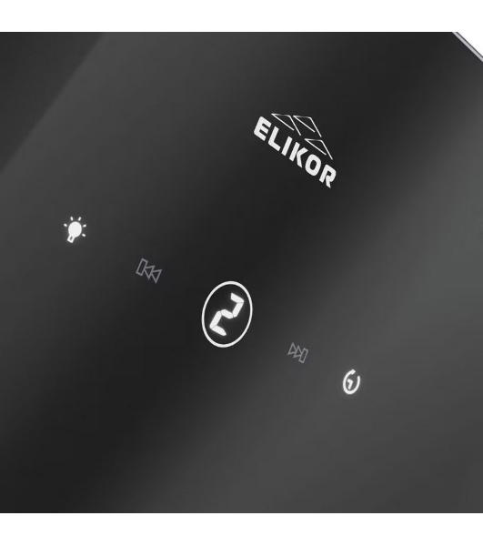 Вытяжка наклонная Elikor Rise BK 50 черный, 50 см, 750 куб. м/ч, 56 дБ