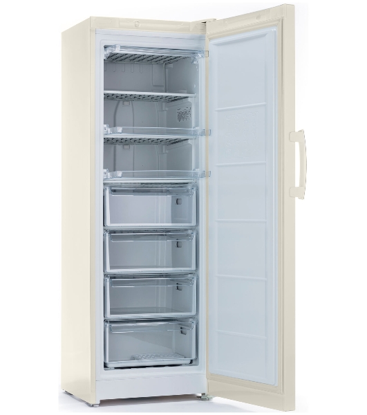 Морозильная камера Indesit DSZ 5175 E, бежевый, 261 л, 4 ящика