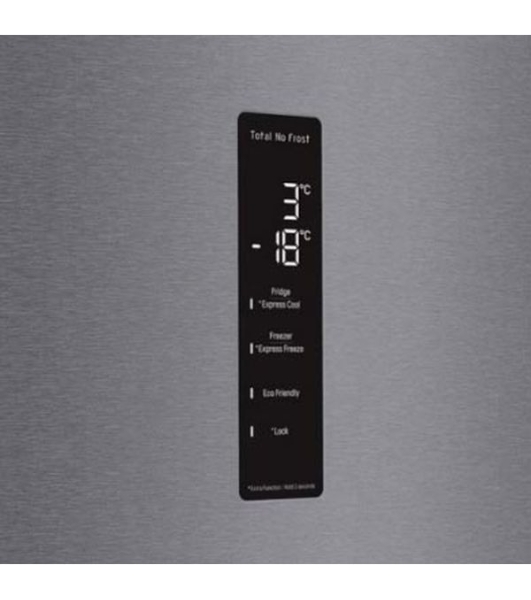 Холодильник LG GA-B509CLSL графитовый двухкамерный 277/107л морозилка снизу, No Frost