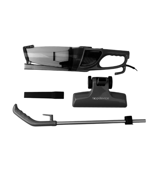 Пылесос вертикальный Topdevice CVC100 черный, питание от сети, 600 Вт, уборка сухая, пылесборник 1.2 л