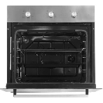 Газовый духовой шкаф Beko BBIGT21100X с откидным электрическим грилем; автоматический электроподжиг; поворотные переключатели; металлические направляющие; объем - 72л; 3 стекла дверцы; 1 решетка; 1 противень; вертел. Цвет нержавеющая сталь; Материал панели управления Металл	нержавеющая сталь, фото5