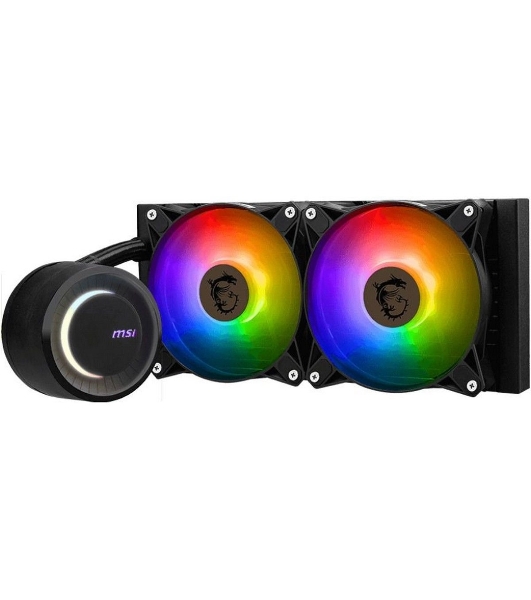 Система жидкостного охлаждения MSI MAG CORELIQUID E240 2x ARGB Fan LGA 1200/1700 AM5/AM4 (306-7ZW5E17-C24)