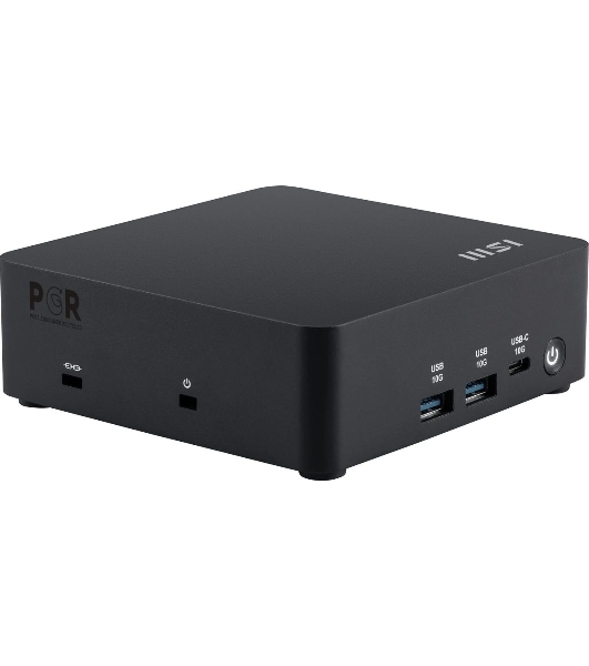 Мини ПК MSI Cubi NUC AI 1UMG-043XRU Core Ultra 5 125H (1.2) 16Gb SSD 512Gb Graphics CR без ОС 2xGbitEth WiFi BT 120W черный (9S6-B20911-043)
