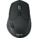 Мышь беспроводная Logitech M720 Triathlon черный, 1000 dpi, радиоканал, Bluetooth, USB, кнопки - 8, фото 1