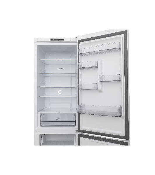 Холодильник Hotpoint HT 5200 C W белый двухкамерный 240/83л морозилка снизу, No Frost