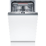 Встраиваемая посудомоечная машина Bosch SPV4HMX65Q, серебристый, 45 см, 10 компл., 45 дБ, класс A+, фото 1