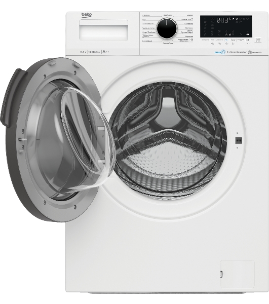 Стиральная машина Beko WSPE6H616W белый, загрузка фронтальная 6,5 кг, 1200 об/мин., класс: А++