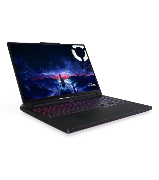 Ноутбук Lenovo Legion Pro 7 16IAX10H 16'(2560x1600 OLED 240Hz)/Intel Core Ultra 9 275HX(2.2Ghz)/32768Mb/1024SSDGb/noDVD/Ext:NVIDIA GeForce RTX 5070 Ti(12288Mb)/Cam/BT/WiFi/99WHr/war 1y/2.57kg/eclipse black/noOS + 400W, RU kbd