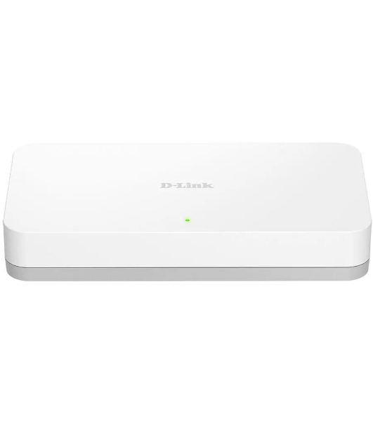 Коммутатор D-Link DGS-1008A/F1A, 8×1 Гбит/с, неуправляемый