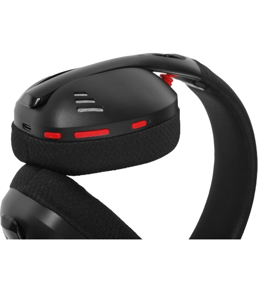 Гарнитура Redragon Ire Pro чёрный, беспроводная + проводная, Bluetooth / USB, до 25 ч