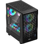 Компьютерный корпус Aerocool/Formula Air Mesh G2 черный без БП mATX 3x120мм 2xUSB 3.0 audio, фото3