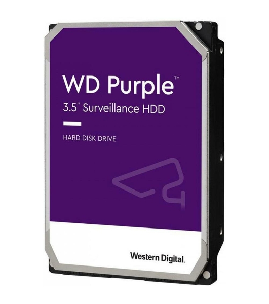 Жесткий диск HDD Western Digital 8Tb 7200rpm SATA-III 256Mb 3.5' Surveillance Purple Pro