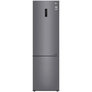 Холодильник LG GA-B509CLSL графитовый двухкамерный 277/107л морозилка снизу, No Frost
