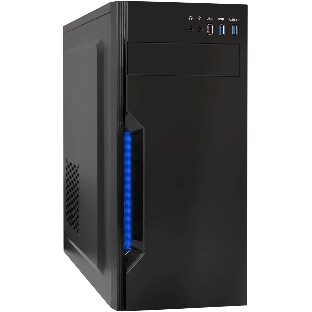 Компьютерный корпус Miditower ExeGate XP-333U-UNS350 (ATX, БП UNS350 с вент. 12см, 1хUSB/2хUSB 3.0, аудио, черный)