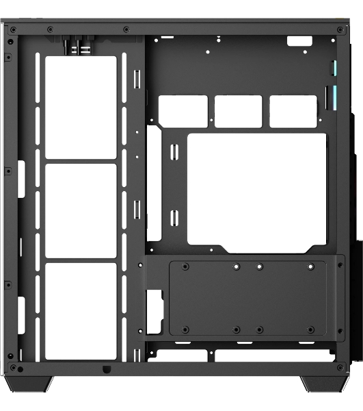 Корпус Ocypus Delta C74 ARGB Black, Midi-Tower, чёрный, 2 x 120 мм