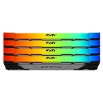 Оперативная память Kingston Fury Renegade, DDR4, 64GB (4x16GB), 3600MHz, CL16, DIMM, с радиатором, RGB, серебристый/черный, фото3