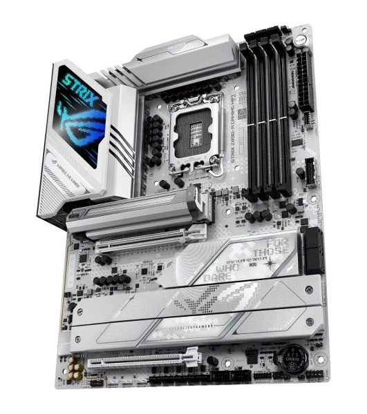Материнская плата ASUS ROG STRIX Z890-A GAMING WIFI, LGA 1851, Intel Z890, 4xDDR5, 4xSATA, 5xM.2, 1xPCIe 4.0 x16, 1xPCIe 5.0 x16, 1xHDMI, 1xDP, 1x 2.5Gb LAN, 2xUSB-A 3.2 Gen 1, 5xUSB-A 3.2 Gen 2, 1xUSB-C 3.2 Gen 2, 2xThunderbolt 4, 2x3.5 мм, 7.1, ATX