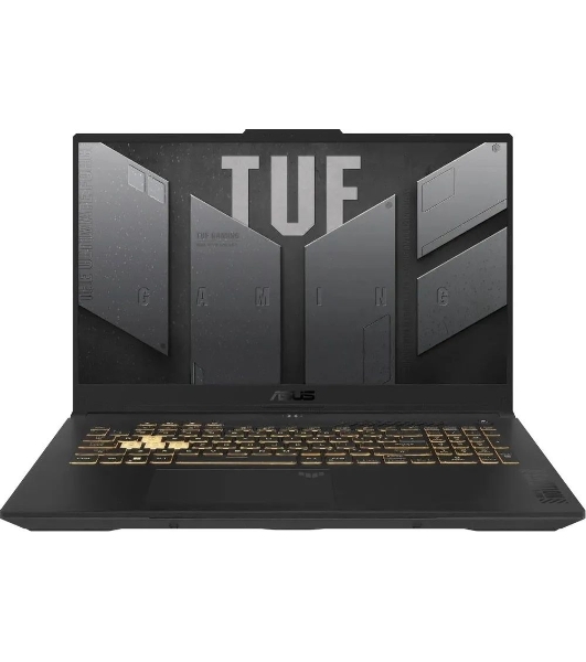 Ноутбук ASUS TUF Gaming F17 FX707VJB/17.3'/IPS/Intel Core 5 210H/16GB/512GB SSD/NVIDIA GeForce RTX 3050 6GB/Bluetooth/Без ОС/серый/2.6kg