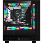 Компьютерный корпус Aerocool/Formula Air Mesh G2 черный без БП mATX 3x120мм 2xUSB 3.0 audio, фото4