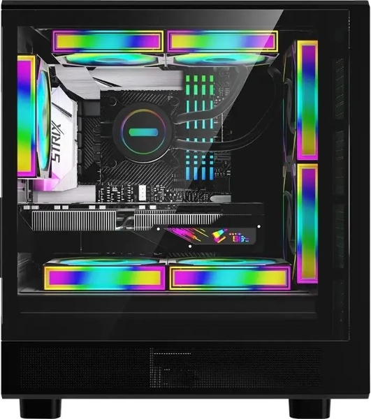 Компьютерный корпус Aerocool/Formula Air Mesh G2 черный без БП mATX 3x120мм 2xUSB 3.0 audio