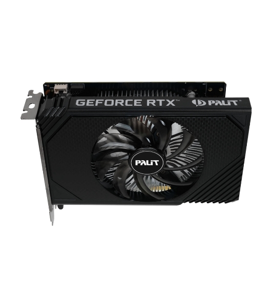Видеокарта Palit RTX 3050 STORMX OC 6Gb NVIDIA GeForce RTX 3050 6Gb PCI-E 4.0 96bit GDDR6 1042/14000 DVIx1 HDMIx1 DPx1 HDCP Ret