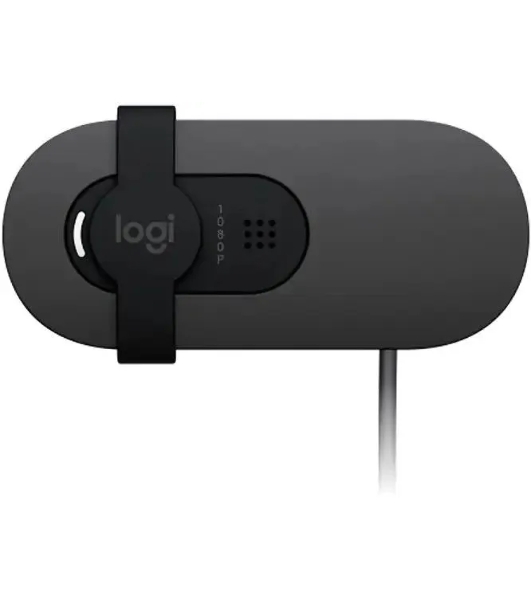 Веб-камера Logitech Webcam Brio 100, 1920x1080, GRAPHITE, защитная шторка