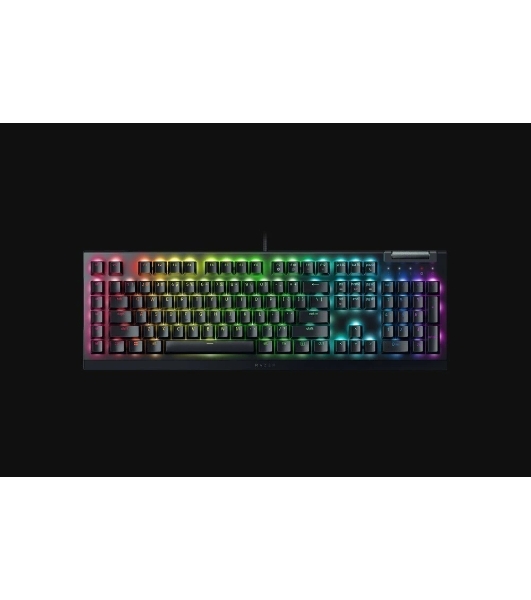 Клавиатура Razer BlackWidow V4 X Green Switch проводная, USB Type-A, чёрный (РУ раскладка)