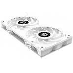 Вентилятор ID-COOLING ICEFAN 240 ARGb SNOW белый 120мм 2000rpm 31db 4-pin, фото2