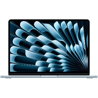 Ноутбук Apple MacBook Air A3240 голубой MC6U4HN/A M4 10 core 16Gb SSD 512Gb/10 core GPU 13.6' Liquid Retina (2560x1664) macOS WiFi BT Cam